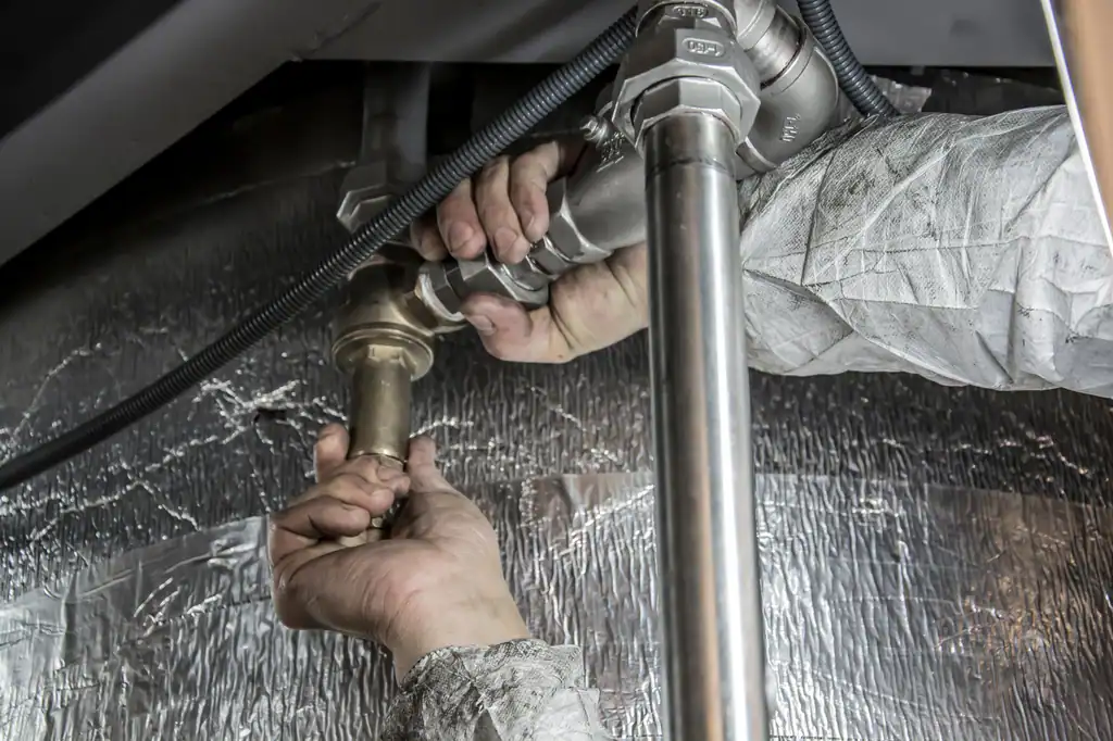 Waste pipework being inspected for rat damage, rat investigations by The Drain Masters Swindon